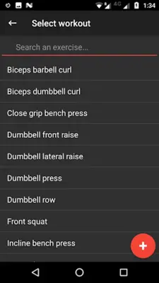 5x5 Workout Logger android App screenshot 2